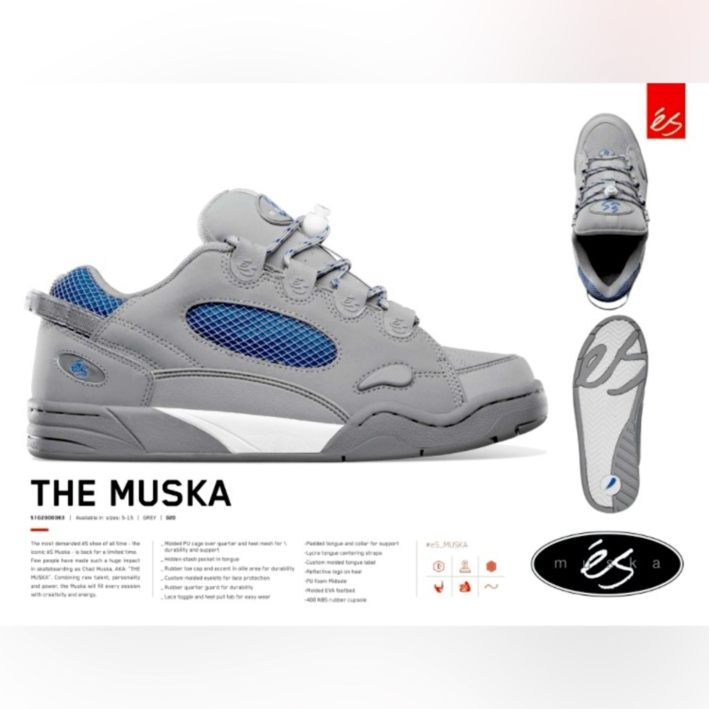 The iconic éS Muska.